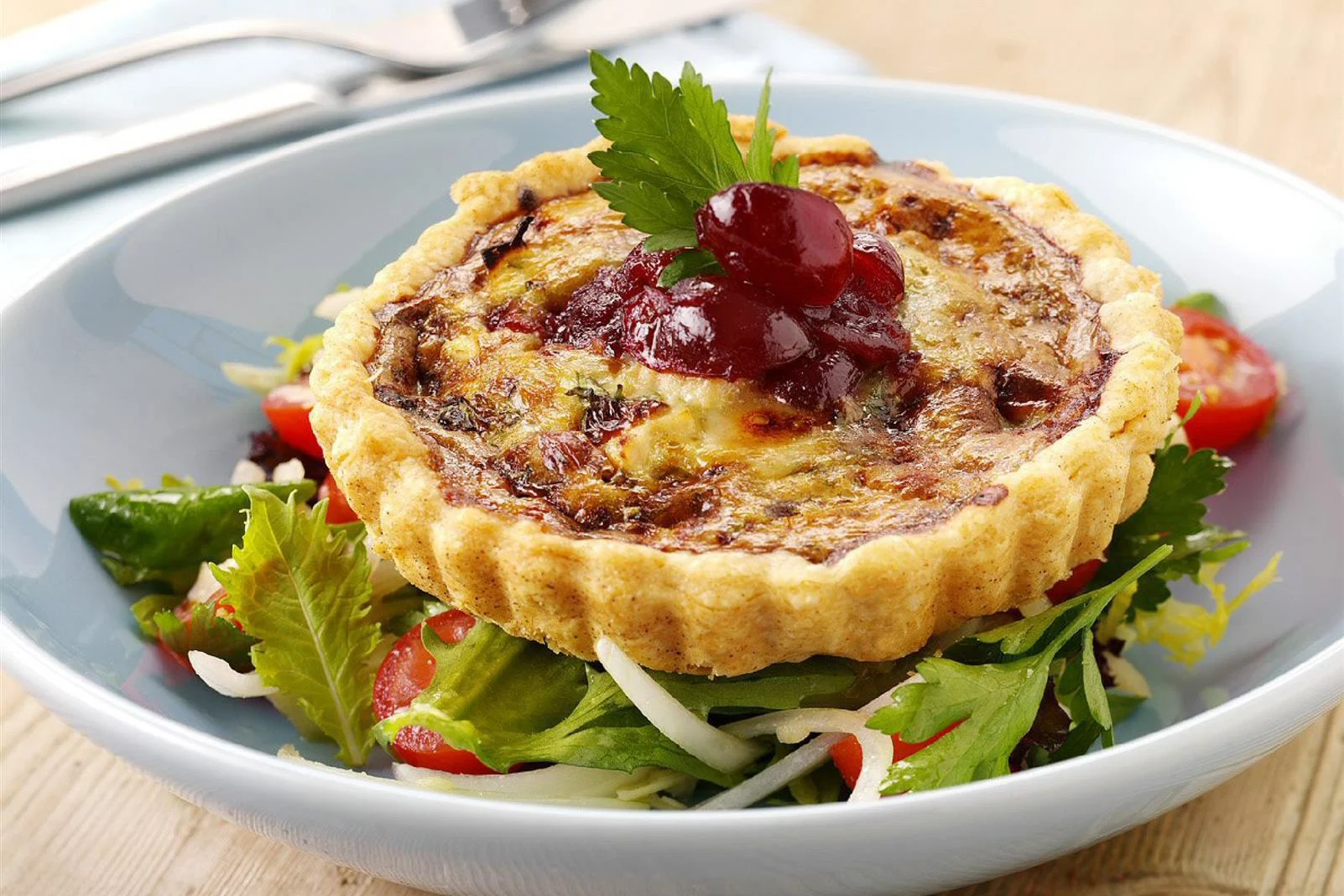 Hartige taartjes met Kip- en Cranberry